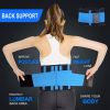 Unisex Back Support Belt Lumbar Lower Waist Brace Wrap Band Double Adjustable Pain Relief Sports Strip Trimmer for Back Pain, Herniated Disc, Sciatica