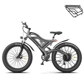 AOSTIRMOTOR S18 26" 750W Electric Bike Fat Tire 48V 15AH Removable Lithium Battery for Adults