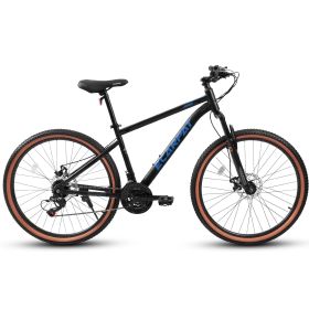 A24301 Mountain Bike 24 Inch Wheels, 21-Speed Mens Womens Trail Commuter City Mountain Bike