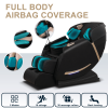 Full Body Massage Chair With Zero Gravity Recliner,with two control panel: Smart large screen & Rotary switch,spot kneading and Heating