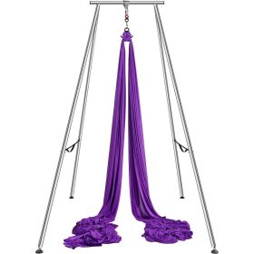 VEVOR Aerial Yoga Frame & Yoga Hammock, 9.67 ft Height Professional Yoga Swing Stand Comes with 13.1 Yards Aerial Hammock