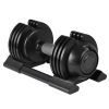 22LBS ADJUSTABLE DUMBBELL STEEL+PLASTIC