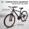 A24301 Mountain Bike 24 Inch Wheels, 21-Speed Mens Womens Trail Commuter City Mountain Bike