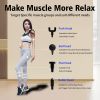 Massage Gun for Home Gym Fascial Gun Muscle Massager with 4 Massage Heads and Carry Bag