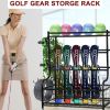 1 piece removable golf equipment storage rack basketball dumbbell roller sports gym storage rack