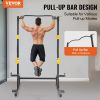 VEVOR Squat Stand Power Rack, Multi-Functional Power Rack with Pull up Bar, Hook, and Weight Plate Storage Attachment, Adjustable Power Rack Cage