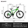 A24299 24 inch Mountain Bike Bicycle for Adults Aluminium Frame Bike Shimano 21-Speed with Disc Brake