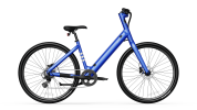 Minimalist Fitness Step-through e-Bike w/ up to 62 miles Max Operating Range and 20 MPH Max Speed - Bolt Blue