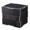 VEVOR 3 in 1 Plyometric Jump Box, 20/18/16 Inch Wooden Plyo Box, Platform & Jumping Agility Box