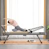 Pilates core bed, foldable home high quality, yoga studio with the same commercial fitness equipment, beige