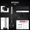 Soozier Lightweight Fast-Reflexes Speed Bag Boxing Punching Bag Wall Mount Height Adjustable, MMA, Martial Arts