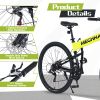 29" Folding Mountain Bike ,Suspension Fork,Aluminium Alloy Frame 21Speed Mountain Bike