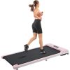 2 in 1 Under Desk Electric Treadmill 2.5HP; with Bluetooth APP and speaker; Remote Control; Display; Walking Jogging Running Machine Fitness Equipment